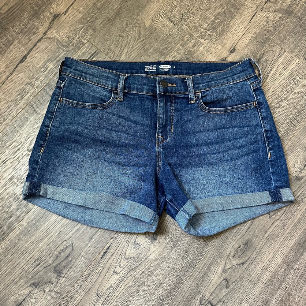 Old Navy Cuffed Denim Shorts Size 4
